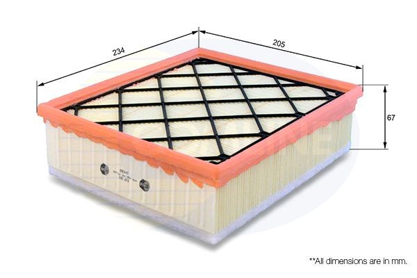Air Filter Fits Ford Focus Kuga Mondeo S-Max Volvo C30 C70 S40 COMLINE EAF561