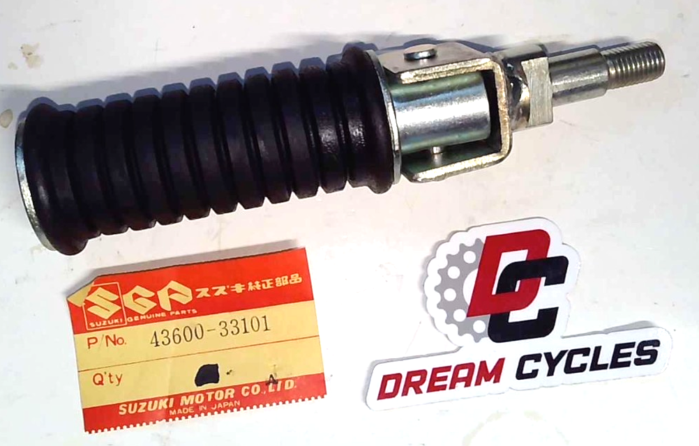 NOS GENUINE SUZUKI 43600-33101 FOOTREST ,PILLION GT380 GT550 GT750