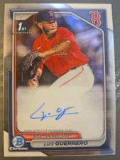 Luis Guerrero Bowman Chrome 2024 Red Auto