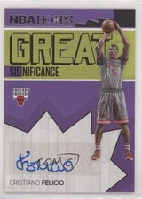 2016-17 Panini NBA Hoops Great SIGnificance Cristiano Felicio #22 Auto r7o