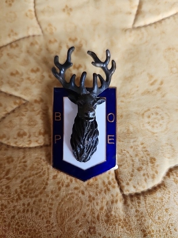 Vintage BPOE Benevolent Protective Order of Elks 3d Elk For Bolero #325