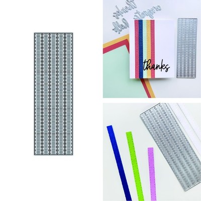 Make Saddle Stitch Paper Ribbon Pieces design Metal Die Cutting Cut Dies