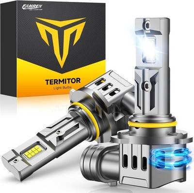 Termitor 9006/HB4 LED HeadLight Bulb 60000LM 12X Brightest Low/Fog Beam 80000Hrs