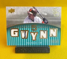 TONY GWYNN 2008 UD PREMIER REMNANTS 5 PIECE JERSEY CARD/10 HOF