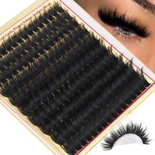 Wispy Lash Clusters with Spikes Manga Lash Clusters 160D Eyelash Clusters