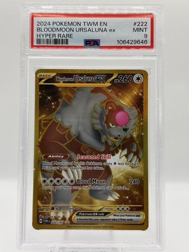 Bloodmoon Ursaluna ex graded PSA 9 for sale on eBay