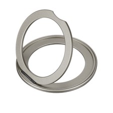 Gray Phone Ring Holder 360 Rotation Magnetic Phone Grip Holder