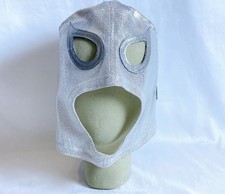 El Santo Mask Made by Rodrigo Miquez Silver Lame Leather Wrestling Lucha Libre