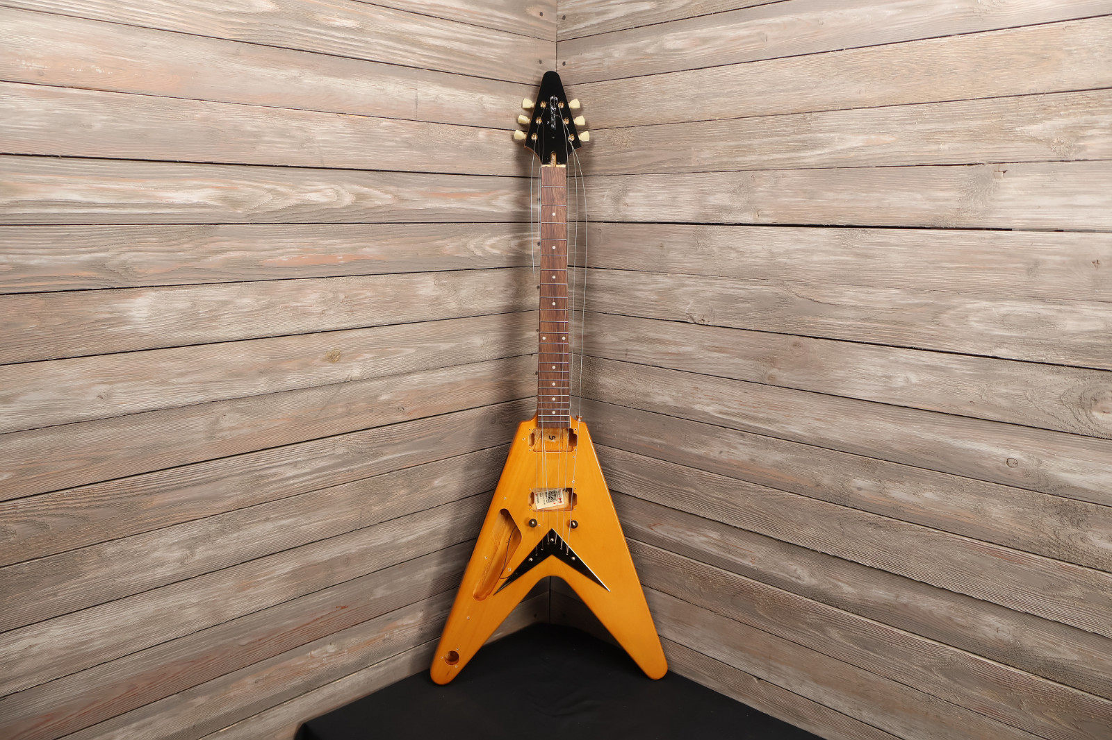 Epiphone Left Handed 1958 Korina Flying V Electric Guitar AS IS No Electronics