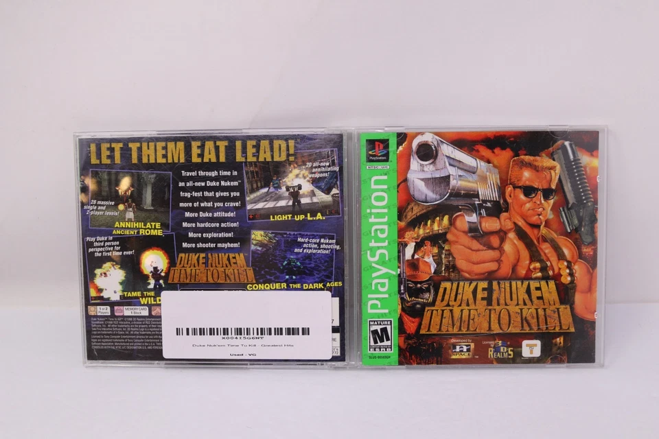 Duke Nukem: Time to Kill (Sony PlayStation 1, 2001) Tested Working - Image 3 of 3