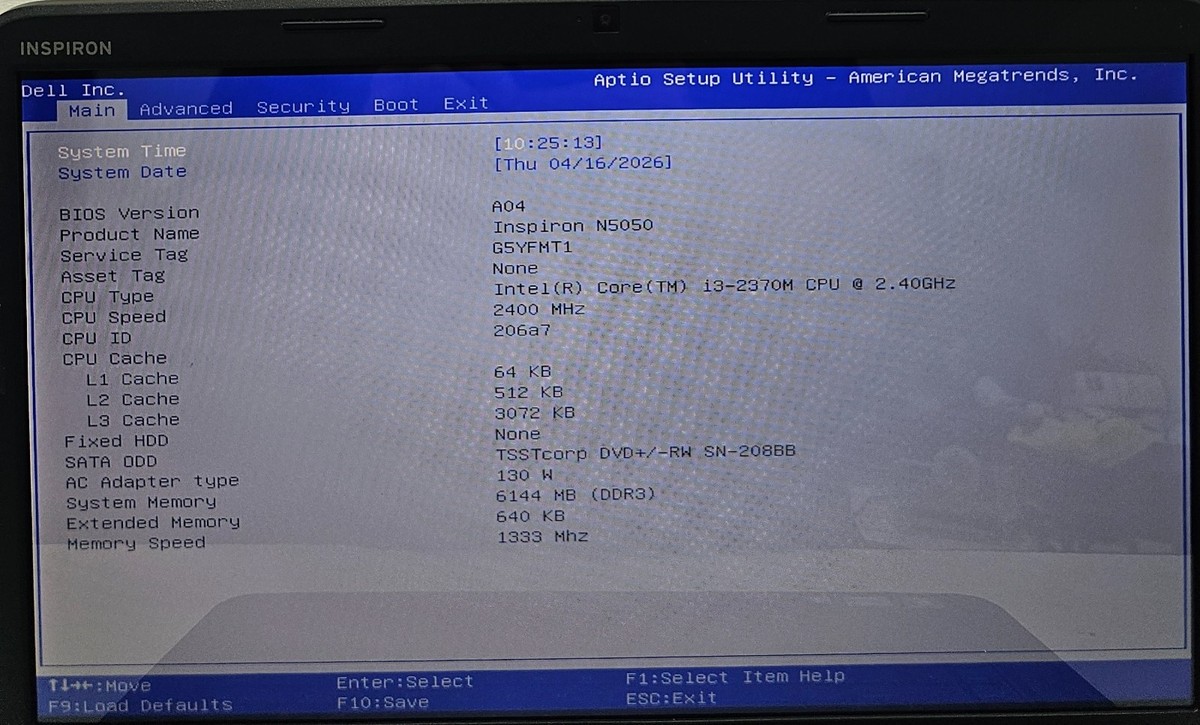 Dell Inspiron N5050 15.6