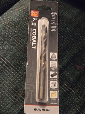 Cobalt Hard Metal Do It Best Drill Bit 7/16''
