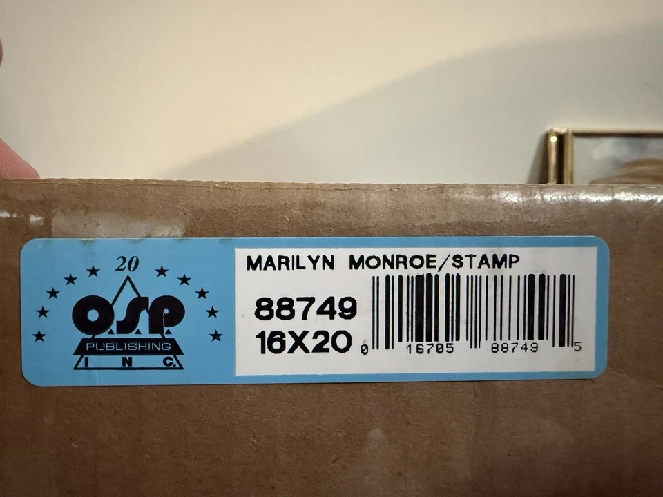 Póster edición original USPS - A Legends Marilyn Monroe 1995 Foto 4 de 4