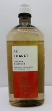 Bath  Body Works Re Charge Orange Ginger Body Wash  Foam Bath 10 Oz