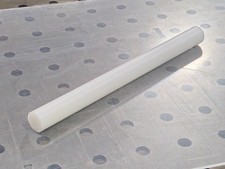 1" White Acetal Rod POM/Delrin Rod   1  Diameter   Cut to Length
