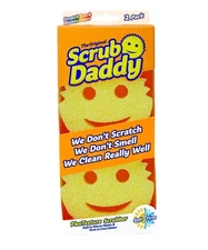 Original Dish Sponge Twin Pack, Smiley Face Sponges for Cleaning & Washing Up...