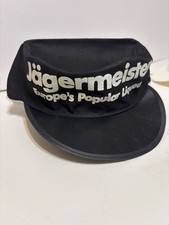 NOS Jagermeister 1990s So Smooth Double Bill Stretch Fit Painters Hat Cap NOS