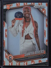 2025 Panini Prizm WNBA #150 Saniya Rivers WNBA Logo Prizms