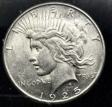 1925-S US 🇺🇸 Silver Peace Dollar (San Francisco) Raw Choice