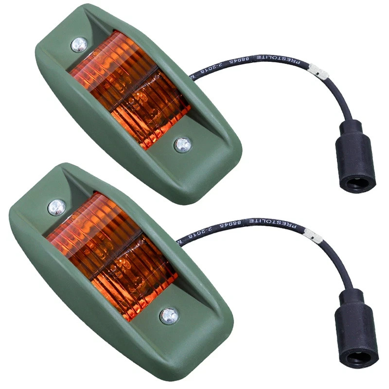 Humvee Side Marker Light Kit (4) LED Military truck 24V M35A2 Humvee ...