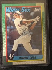 1990 Topps - Sammy Sosa #ERROR!! #692 Collector's Edition (Tiffany) (RC)