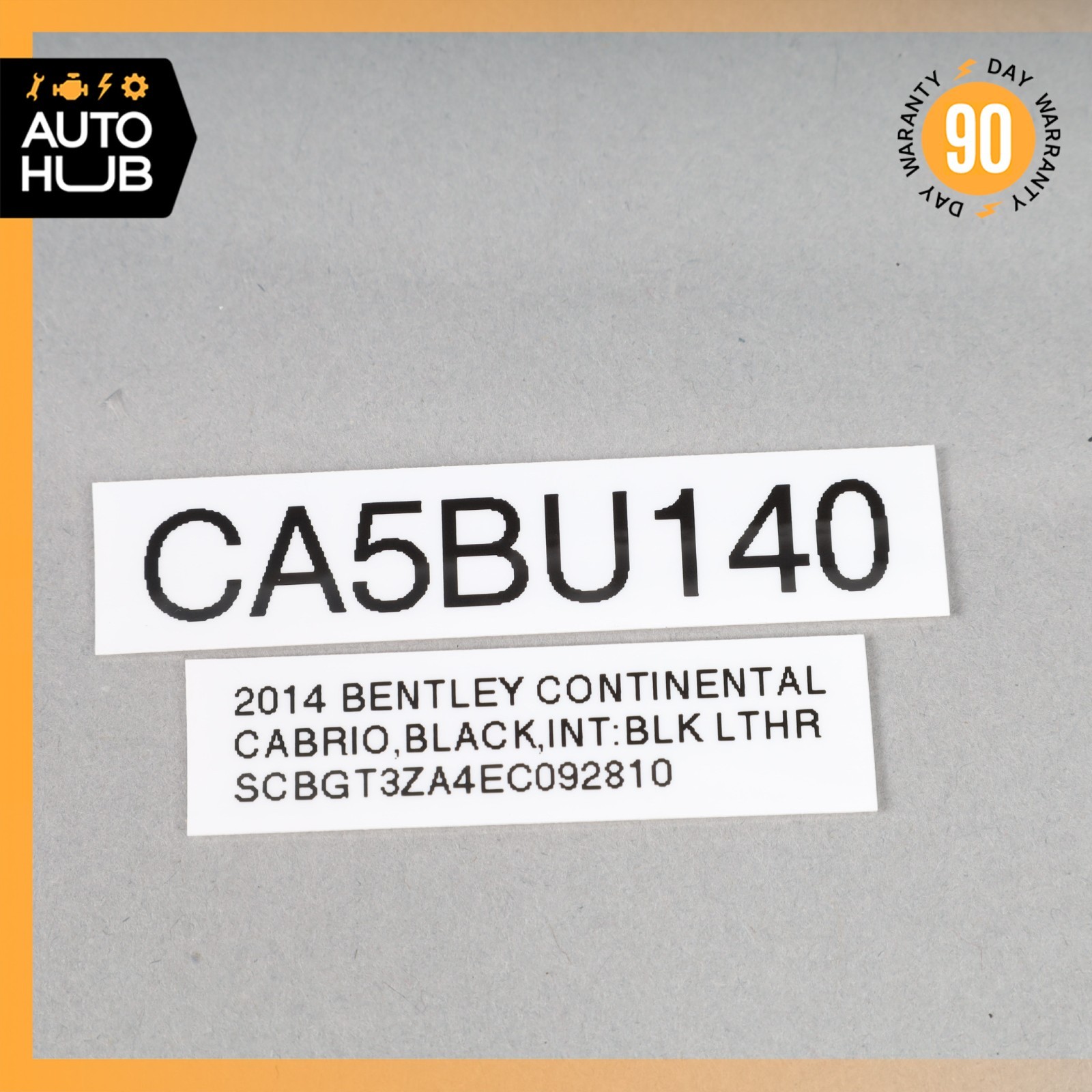 12-18 Bentley Continental GTC GT Front Left Door Window Regulator Motor OEM 32k