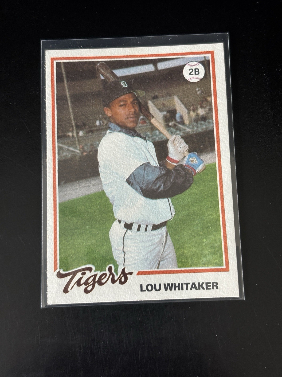 1978 Tigers Burger King - Lou Whitaker - #13 - Detroit Tigers NM-MT
