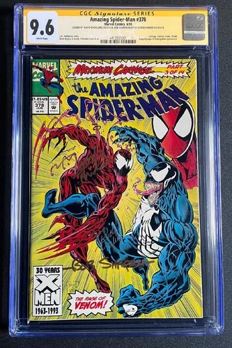 Amazing Spider-Man 378 Marvel Comics 1993 CGC 9.6 SSx3 Michelinie Sharen Parker