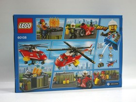 LEGO City Fire Response Unit 60108 243 Pcs 3 Minifigs 2016 New Sealed from Japan