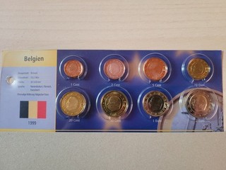Kursmünzensatz KMS Belgien 1999 unzirkuliert bankfrisch