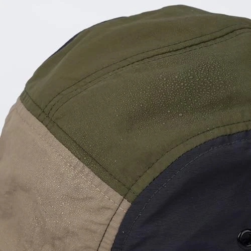 Sombrero de 5 paneles para hombre, ala curva UPF50+ sombreros para el sol rápidos talla única Bo32-verde ejército Foto 4 de 4