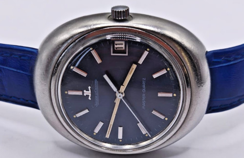 Jaeger-LeCoultre Master-Quartz 32768Hz Ref 23301-42 Blue Dial Vintage