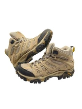 Women's Merrell Moab 2 II Mid Hiking Trail Boots Boot Shoes Size US 8.5 Taupe