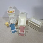 VTG 1984  Barbie Doll Heart Family Nursery Baby Furniture & Accessories Mattel