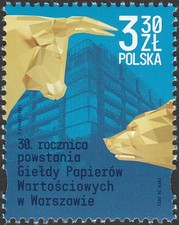 Poland 2021 - 30th anniversary of the Warsaw Stock Exchange - Fi 5140 I MNH**