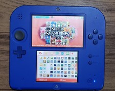 Nintendo 2DS Blue Handheld Console Authentic Lots Of Fun