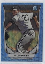 2014 Bowman Prospects Chrome Blue Wave Refractor Tyler Danish #BCP54 07rd