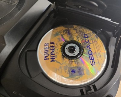 1993 SEGA CD POWER MONGER GAME TESTED WORKS NICE AWESOME NO MANUAL 