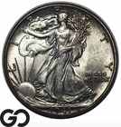 1941 Walking Liberty Half Dollar, Solid Gem BU++