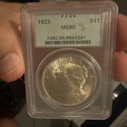 1923 Peace Silver Dollar MS65 PCGS  High Grade