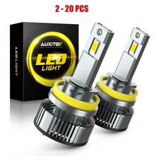 H9 LED H8 H11 Headlight Super Bright White Bulb 6500K High Set Low Beam 2-20PCS