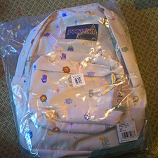 JanSport SuperBreak Plus Unisex Kids Backpack Celestial Print Zip Polyester