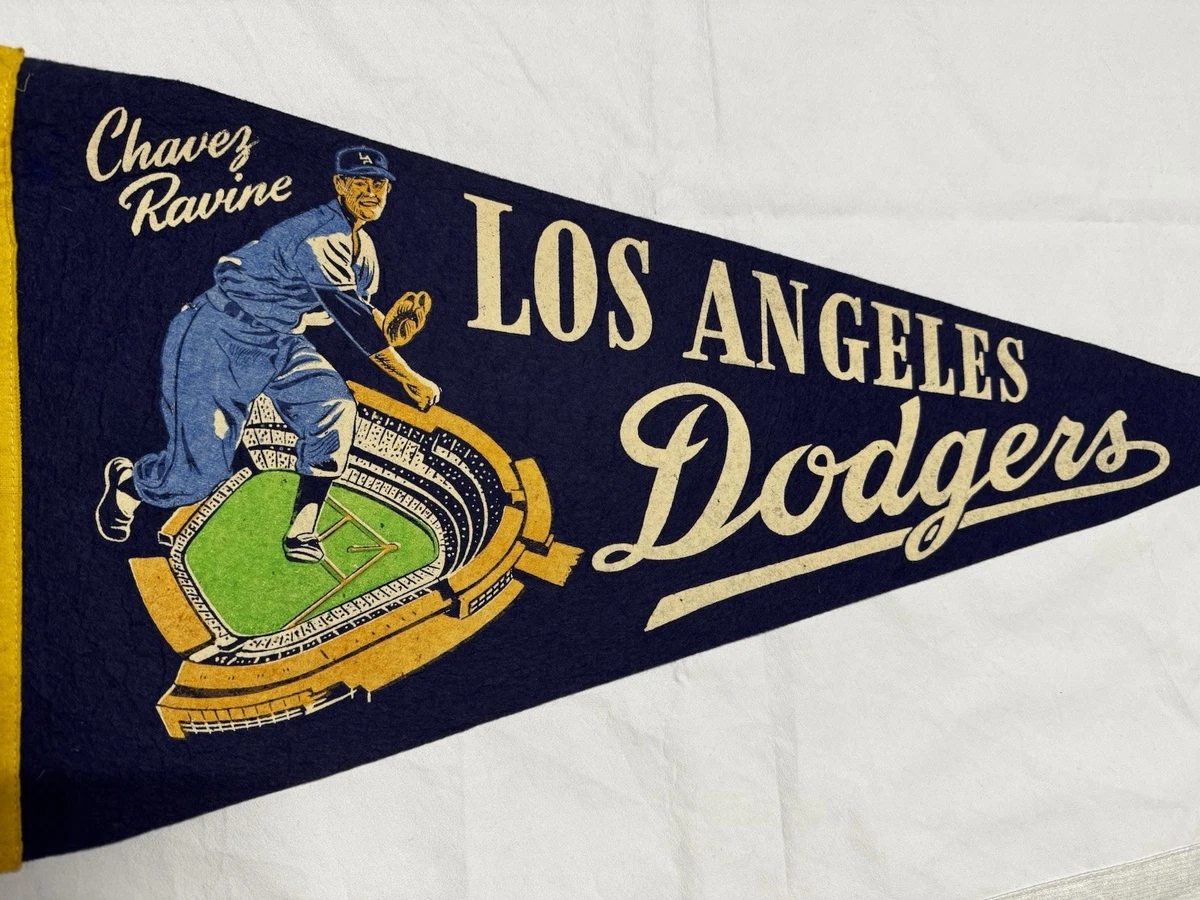 Los Angeles Dodgers Baseball Original Vintage Sports Pennants and