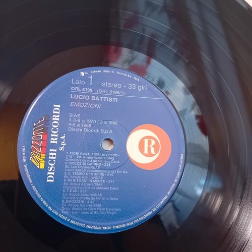 Lucio Battisti - Emozioni (LP, Album, RE) - Foto 3 di 4