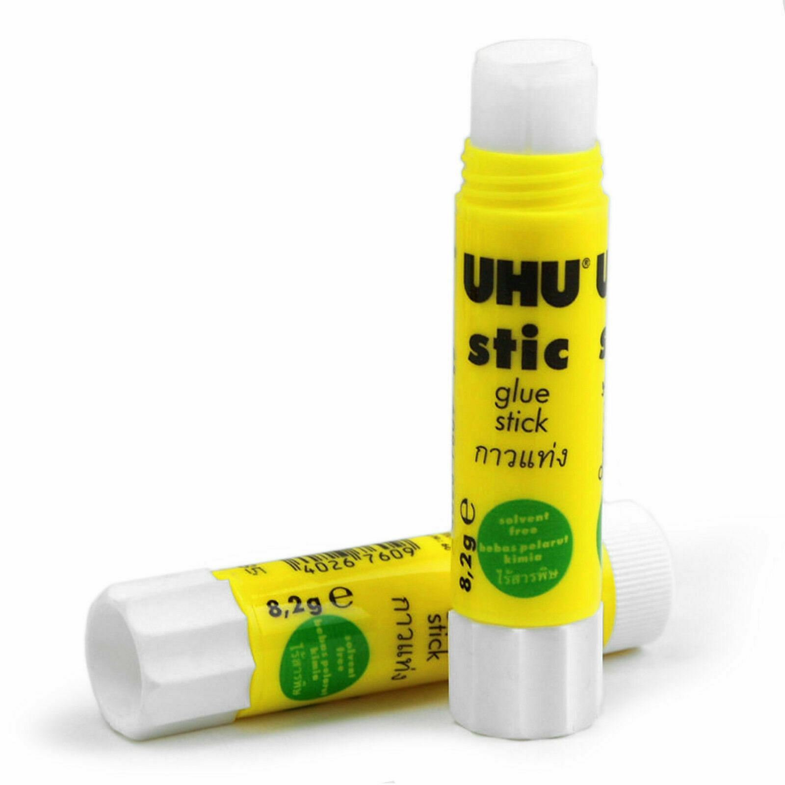 UHU 8G Glue Sticks Permanent Clear Application Acid Free Pack 12 eBay