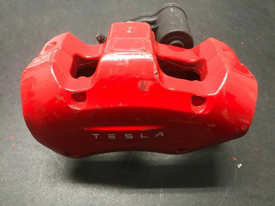 OEM Tesla Model 3Y BREMBO 17-20 Right Rear Performance Red Brake Caliper Only - Image 2 of 3