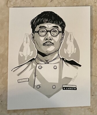 #ad Tyler Stout Chef Pros amp; Cons handbill Wes Anderson rare $75.00