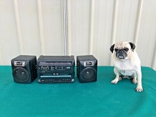 Vintage Panasonic Boombox RX-CT810 AM/FM Dual Cassette Player Portable Stereo