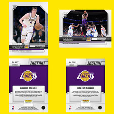 (2) 2024-25 Panini Instant Dalton Knecht ROOKIE CARD SP Lakers #227 & #300 RC 🔥