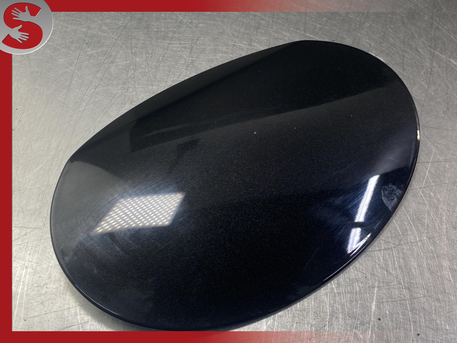 14-22 Maserati Ghibli M157 Fuel Gas Tank Lid Door Cover Nero Black OEM